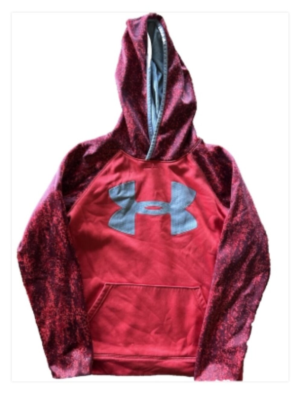 ❤️🔥 Under Armour Youth Hoodie YMD Red ColdGear Pullover 🔥❤️